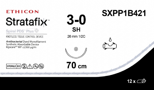 STRATAFIX Spiral PDS Plus Suture<br/>Size: STRATAFIX Spiral PDS Plus<br/>Colour: 3-0<br/>Style: non cutting