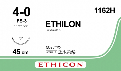 ETHILON Nylon Suture<br/>Size: ETHILON<br/>Colour: 4-0<br/>Style: cutting