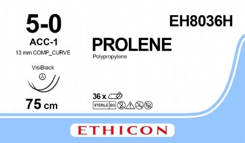 PROLENE Polypropylene Suture<br/>Size: PROLENE<br/>Colour: 5-0<br/>Style: non cutting
