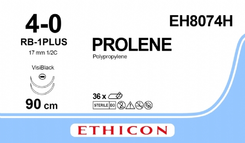 PROLENE Polypropylene Suture<br/>Size: PROLENE<br/>Colour: 4-0<br/>Style: non cutting