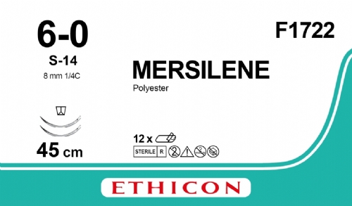 MERSILENE Polyester Fiber Suture<br/>Size: MERSILENE<br/>Colour: 6-0<br/>Style: cutting