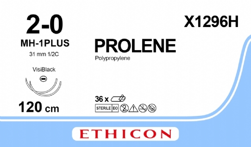 PROLENE Polypropylene Suture<br/>Size: PROLENE<br/>Colour: 2-0<br/>Style: non cutting