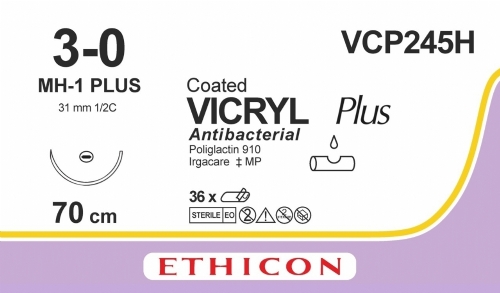 COATED VICRYL PLUS ANTIBACTERIAL (POLYGLACTIN 910) SUTURE