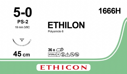 ETHILON Nylon Suture<br/>Size: ETHILON<br/>Colour: 5-0<br/>Style: cutting
