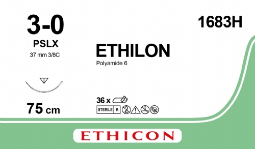 ETHILON Nylon Suture<br/>Size: ETHILON<br/>Colour: 3-0<br/>Style: cutting