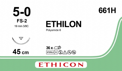 ETHILON Nylon Suture<br/>Size: ETHILON<br/>Colour: 5-0<br/>Style: cutting