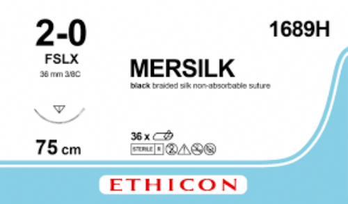 MERSILK SUTURE<br/>Size: SILK<br/>Colour: 2-0<br/>Style: cutting