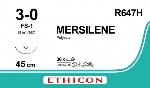 MERSILENE Polyester Fiber Suture<br/>Size: MERSILENE<br/>Colour: 3-0<br/>Style: cutting