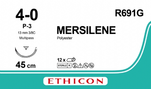 MERSILENE Polyester Fiber Suture<br/>Size: MERSILENE<br/>Colour: 4-0<br/>Style: cutting