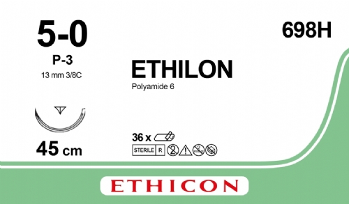 ETHILON Nylon Suture<br/>Size: ETHILON<br/>Colour: 5-0<br/>Style: cutting