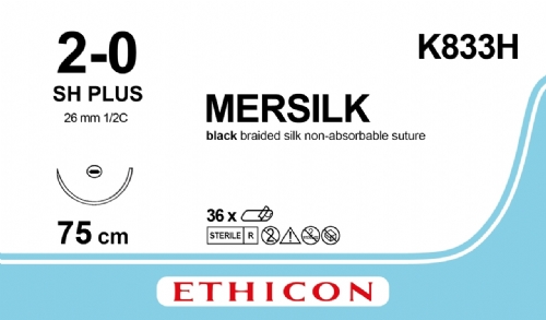 MERSILK SUTURE<br/>Size: SILK<br/>Colour: 2-0<br/>Style: non cutting