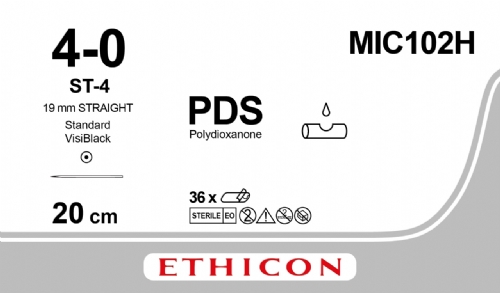 PDS II (polydioxanone) Suture<br/>Size: PDS<br/>Colour: 4-0<br/>Style: non cutting