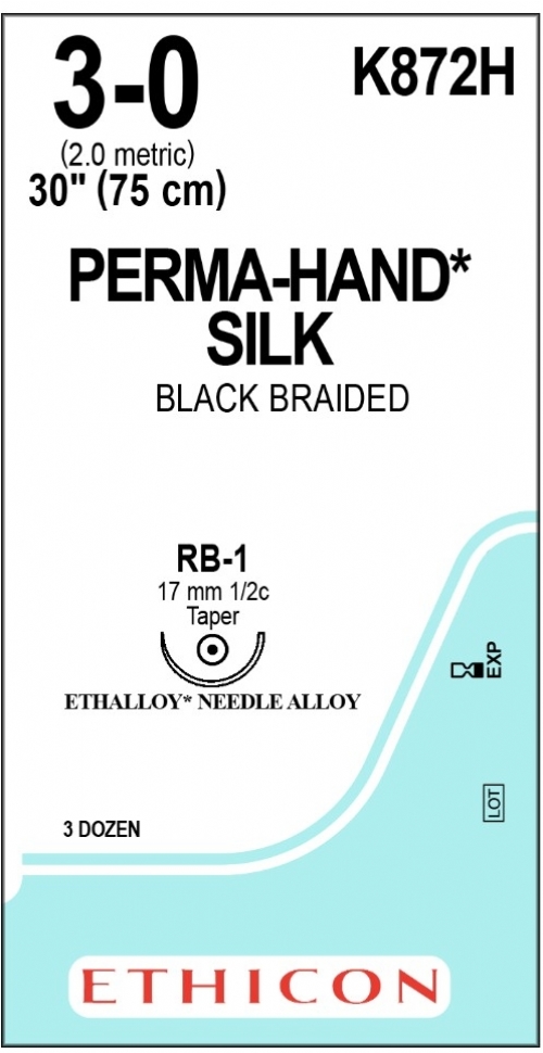 SILK BLK 30IN 3-0 S/A RB-1