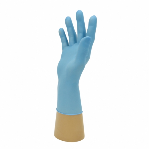 Polyco FN100 Finite PF Blue Nitrile Powder-Free Disposable Gloves – Latex Free Medical & Industrial PPE