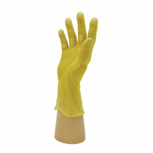 Polyco Healthline GD17 Powder-Free Disposable Vinyl Gloves – Green, Red & Yellow Latex-Free Hygiene PPE