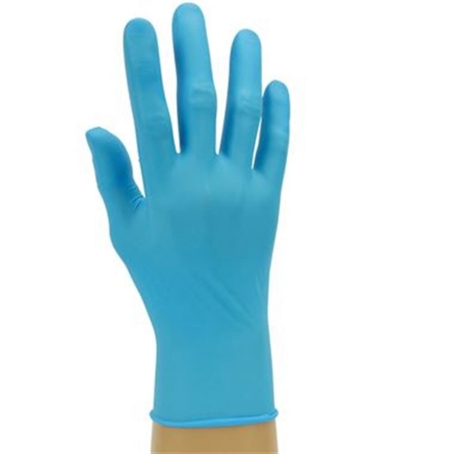 Polyco Healthline GD18 Blue Nitrile Powder-Free Disposable Gloves – Latex Free Medical & Industrial PPE