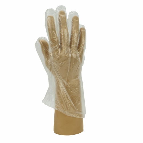 Polyco Healthline GD52 Clear Polythene Disposable Gloves – Latex Free Food & Hygiene PPE