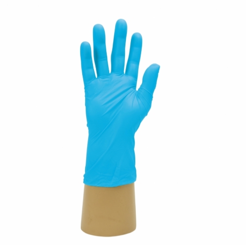 Polyco Healthline GN70 Blue Hybrid Accelerator-Free Powder-Free Exam Gloves – Latex Free Medical PPE