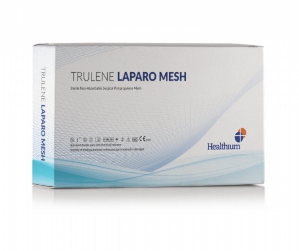 Q-close TRULENE Laparo Hernia Mesh – 12 cm × 18 cm – Non-Absorbable Polypropylene Laparoscopic Surgical Mesh (Box of 4)