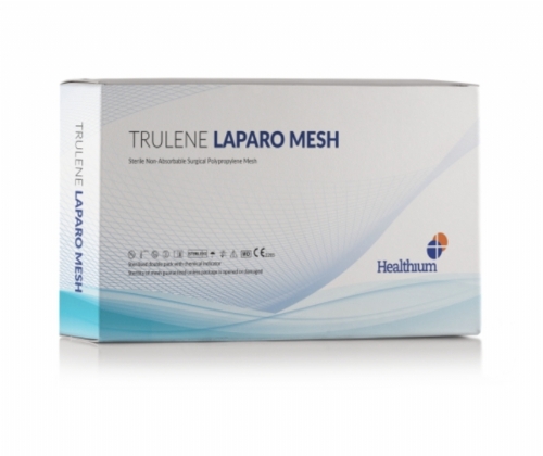 Q-close TRULENE Laparo Hernia Mesh – 20 cm × 30 cm – Non-Absorbable Polypropylene Laparoscopic Surgical Mesh (Single Unit)