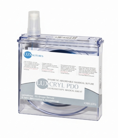 LuxSutures LUXCRYL PDO Absorbable Veterinary Surgical Suture – USP 0 – Violet – Polydioxanone Monofilament (1 pc)