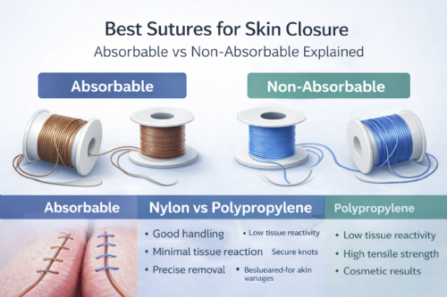 Best Sutures for Skin Closure: Absorbable vs Non-Absorbable Explained