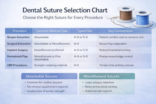 Dental Suture Selection Chart: Choose the Right Suture for Every Procedure