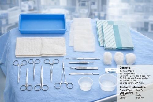 Sterile Minor Operation Pack Gold – Minor Surgery Procedure Pack (Latex-Free)