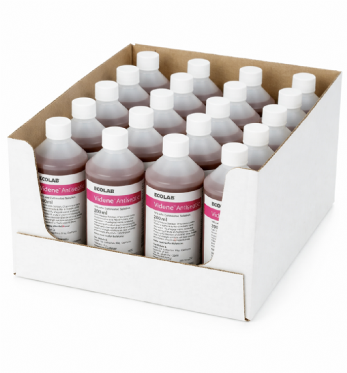 Videne Antiseptic Solution 200ml – Povidone-Iodine Skin & Wound Disinfectant