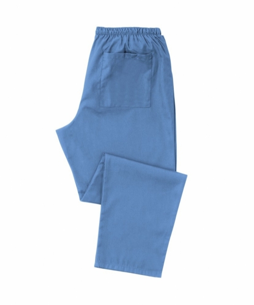 Light Blue Scrub Trousers 100% Cotton